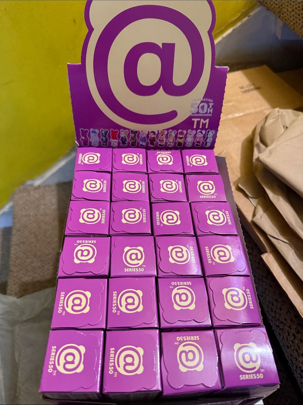 Series 50 Blind Box Collectible - Purple @ Logo
